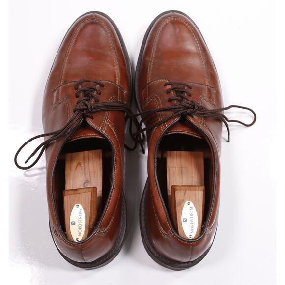 Allen Edmonds Wilbert Chilli Brown Lace Up Oxford Dress Shoes Rubber Soles 15 B main image 7